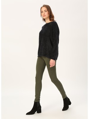 Only Skinny Fit Haki Kadın Denim Pantolon