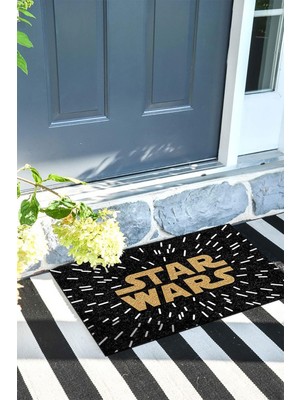 Buket Home Star Wars Kapı Önü Paspası Dekoratif Kapı Paspası Dış Mekân Paspas Ev Içi Paspası 45X70CM