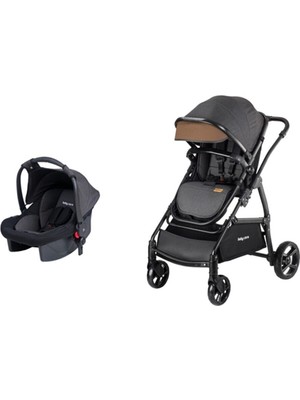 Baby Care Siyah BC-310 Safari Trio Travel Bebek Arabası PUSET8698943146309