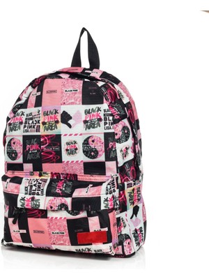 Alp Collection Bybag Blackpink Kpop Baskılı 2 Cepli Sırt Okul Çantası