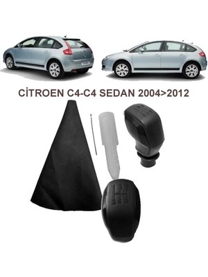 Erl Vites Topuzu (Spor Siyah) & Vites Kol Körük Citroen C4 2004-2012