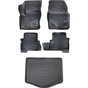 Ford C-Max 3D Havuzlu Paspas 2002-2010  + Bagaj Havuzu