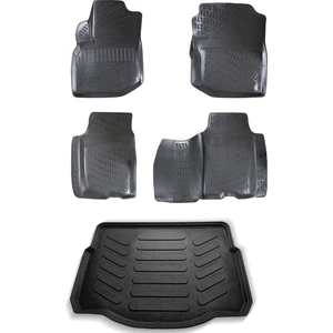 Honda Jazz 3D Havuzlu Paspas 2009-2015  + Bagaj Havuzu