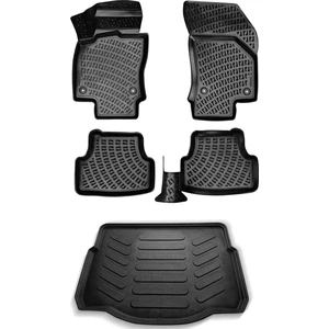 Seat Arona 3D Havuzlu Paspas 2017 Sonrası + Bagaj Havuzu