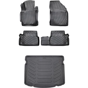 Toyota Auris 3D Havuzlu Paspas 2013 Sonrası + Bagaj Havuzu