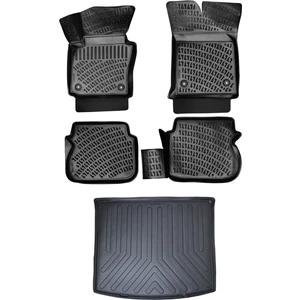 Volkswagen Caddy 3D Havuzlu Paspas 2011-2015  + Bagaj Havuzu