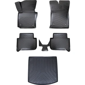 Volkswagen Touran 3D Havuzlu Paspas 2003-2015  + Bagaj Havuzu