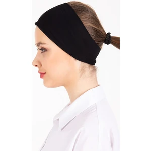 Moda Mevsimi Silikonlu Bandana Bone Siyah