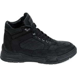 220048 Siyah Nubuk %100 Deri Erkek Bot