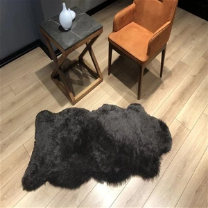 Rovigo Home Tüy Dökmez Tavşan Tüyü Post Halı Siyah