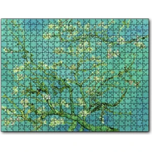 Çiçek Açan Badem Agacı Van Gogh 120 Parça Puzzle Yapboz Mdf (Ahşap)