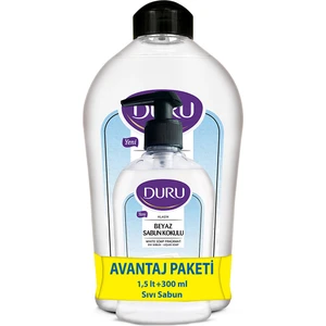 Beyaz Sabun Kokulu Sıvı Sabun 1,5+300ML