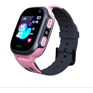 Sim Kartlı Akıllı Çocuk Saati Konum Takipli Pembe