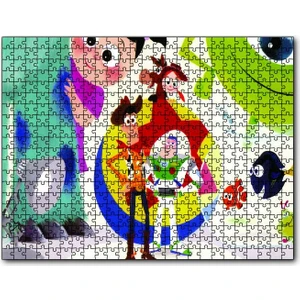 Puss In Boots 500 Parça Puzzle Yapboz Mdf (Ahşap)