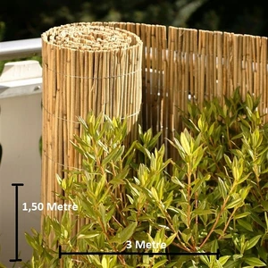 Bambu Kamış Hasır 1,50 Metre x 3 Metre