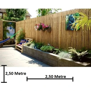 Bambu Kamış Hasır 2,50 Metre x 2,50 Metre