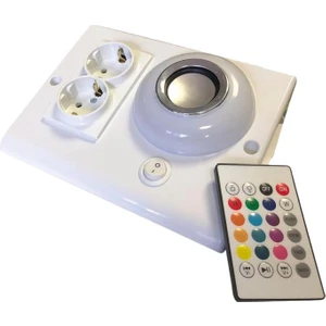 Venüs Bluetooth Hoparlörlü Dolap Ve Tezgah Altı  Prizmatik - Beyaz Kasa - RGB
