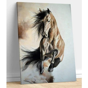 Koşan At Kanvas Tablo