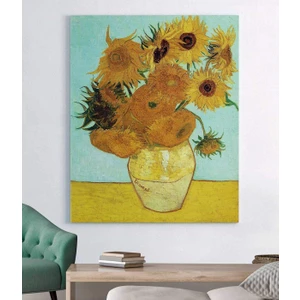 Vincent Van Gogh - Yağlıboya Ayçiçeği Kanvas Tablo