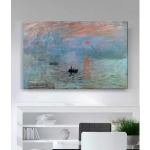 Claude Monet -Impression Sunrise Kanvas Tablo