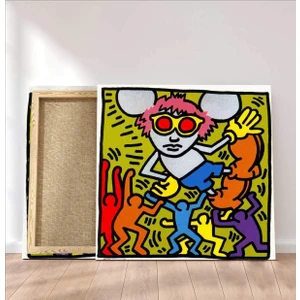 Keith Haring - Başlıksız Kanvas Tablo
