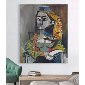 Pablo Picasso Türk Kostümlü Kadın Kanvas Tablo