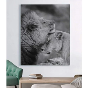 Aslan Leopar Kanvas Tablo