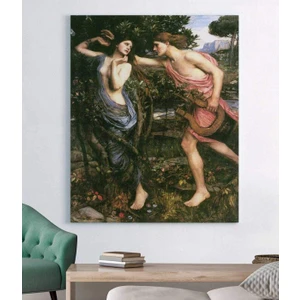 John William Waterhouse Apollo ve Daphne Kanvas Tablo