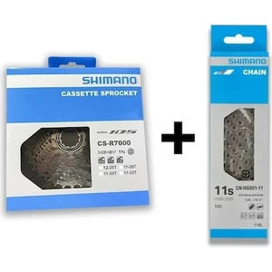 Cs- R7000 105 11-32T Ruble + SHIMANO CN-HG601 Zincir 11 Vites Set