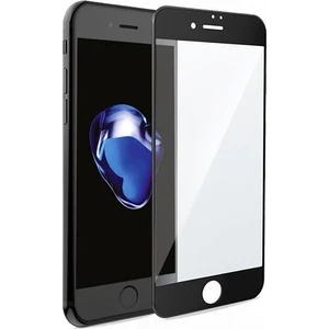 Bilişim Akademi iphone 7 Plus / 8 Plus 5d Cam Ekran Koruyucu Siyah Şeffaf