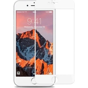 Bilişim Akademi iphone 7 Plus / 8 Plus 5d Cam Ekran Koruyucu Beyaz Şeffaf