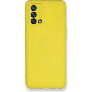 Bilişim Akademi Oppo A74 Kılıf Lansman Silikon Kapak Sarı