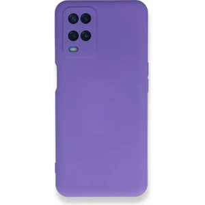 Bilişim Akademi Oppo A54 Kılıf Lansman Silikon Kapak Mor