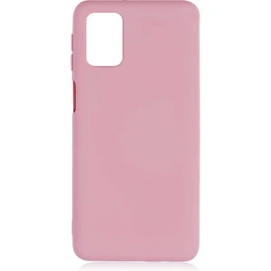 Samsung Galaxy A52 Kılıf Lansman Silikon Kapak Pembe