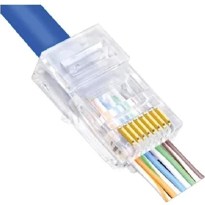 Q-J600Y Yeni Nesil Cat6 50 Adet RJ-45 Konnektör