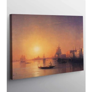 Ivan Aivazovsky Venice Kanvas Tablo