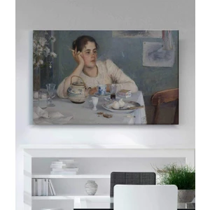 Kahvaltı Sonrası Kanvas Tablo