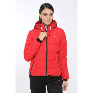 Apreski Coat Kadın Kısa Mont Kaban Kırmızı V1
