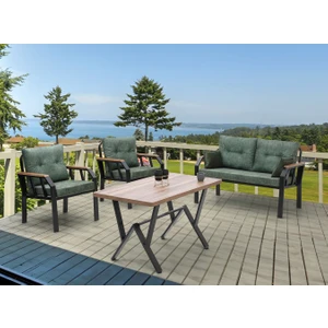 NERGİZ 2 1 1 MASA BAHÇE BALKON MUTFAK MOBİLYASI,YEŞİL