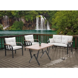 NERGİZ 2 1 1 MASA BAHÇE BALKON MOBİLYASI,KREM
