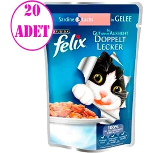 Somon Sardalya Kedi Pouch 100GR 20 Adet