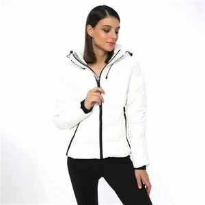 Apreski Coat Kadın Kısa Mont Kaban Beyaz V5