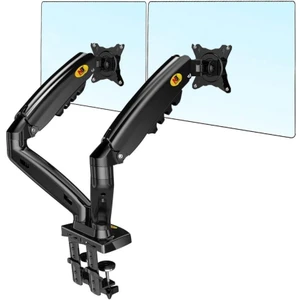 Nb F160 Amortisörlü Çiftli 17-27'' Masa Üstü Monitör Tutucu