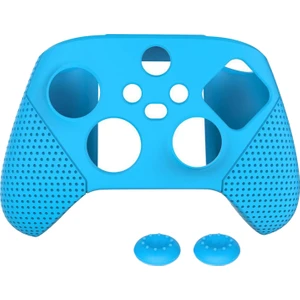 Silikon Kılıf Kapak Cilt Joystick Kavrama Xbox Serisi S x Kontrol Cihazı Mavi (Yurt Dışından)