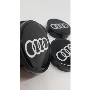 Audi Jant Göbeği 69/65 mm 4'lü Set Siyah