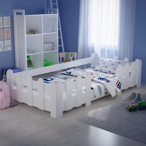 Tulip Life Montessori Karyola Beyaz (90 x 190 Cm) Yatak Uyumlu Çocuk Yatağı