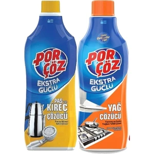 Pas ve Kireç Sökücü 1 lt + Porçöz Yağ Çözücü 1 lt