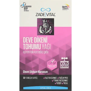 Zade Vital Deve Dikeni Yağı Blister 30 Kapsül