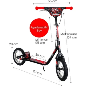 Ikon 12 Jant Çocuk Scooter