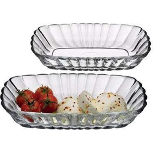 2'li Mezze Kayık Tabak  53392 11X18
